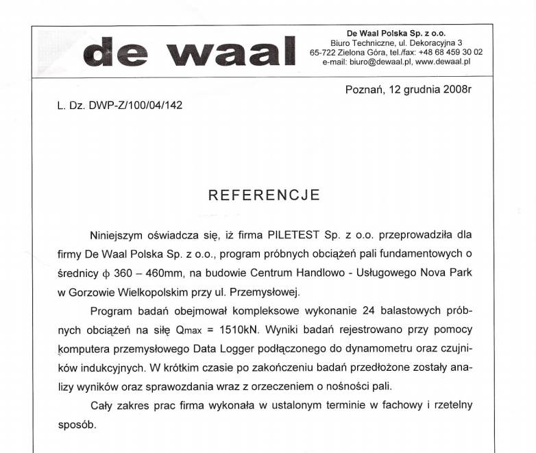 De Waal Polska Sp. z o.o.